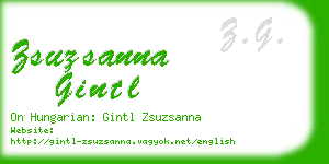 zsuzsanna gintl business card